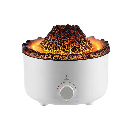 Mute of New Small Simulated Flame Volcano Humidifier Flame Humidifier Volcano Diffuser Home Decorations
